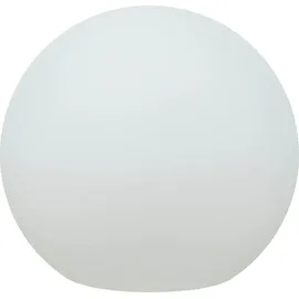 Licht-Erlebnisse Led Kugellampe Außen Solar Dimmbar 50 cm Weiß Rund Mit Farbwechsel Rgbw 50-600 Lm