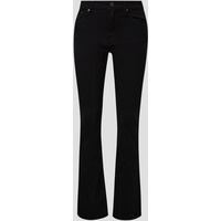 s.Oliver 5-Pocket-Jeans Jeans Betsy Slim Fit / Mid Rise / Bootcut Leg schwarz
