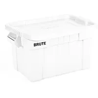 Rubbermaid Robuste Aufbewahrbox mit Deckel und Griffen 75,5 Liter,