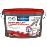 swingcolor Mix Reinacrylat-Fassadenfarbe zum Mischen lassen  (Basismischfarbe 4, 5 l, Matt)