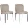 Beliani Esszimmerstuhl ADA taupe 2er Set