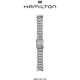 Hamilton Metall Khaki Aviation Band-set Edelstahl H695.767.102 - silber