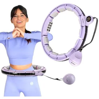HMS Hula Hop Violett mit Magneten und Gewicht + Zähler