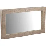 MiaMöbel Spiegel Suri rechteckig Glas, Massivholz Mango