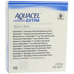 Aquacel Extra 5x5 cm Verband 10 St