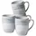gipfelstück Kaffeetasse 0,3 l Grau 4 St.