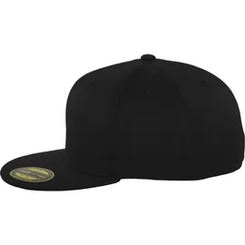 Flexfit Premium 210 Fitted Cap schwarz S/M