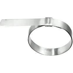 Vorgefertigte Schelle Typ C V2A Edelstahl 9,5mm breit, Durchmesser (innen):48 mm