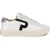 Palladium Ace Lo Mix Lth Sneaker, Star White Zebra, 36