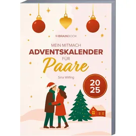 BrainBook Der Mitmach-Adventskalender für Paare Adventskalender-Buch 2025