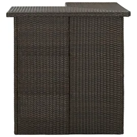 vidaXL Gartenbar Set 4-tlg. Braun