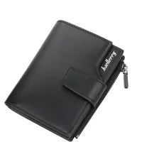 ANYWN Geldbeutel klein Damen, Geldbörse Damen klein, kleines Portemonnaie Damen, Geldtasche Damen klein mit Große Kapazität, Damen Vintage Geldbörse Schwarz