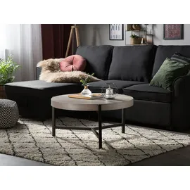 Beliani Couchtisch Bonita Braun Eiche 70 x 42 cm