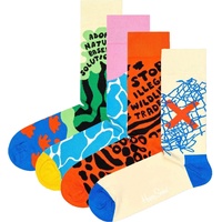 Happy Socks Unisex Socken, 4er Pack WWF Gift Set,