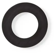 Nedis Waschmaschinenschlauch mit Gummidichtung, Schwarz (WARU34BK10)