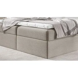 'massivart' Boxbett 160 x 200 cm Weiss
