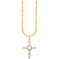 Thomas Sabo KE2296-445-14-L45V - Kette mit Anhänger »Cross Romance,