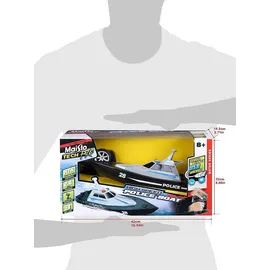 MAISTO TECH RC-Boot High Speed Police Boat 2CH schwarz (582196)