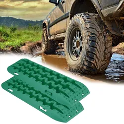 Berge Boards Sandbleche Anfahrhilfe offroad universal 1 Paar Vanit BB1 grün DPLI3