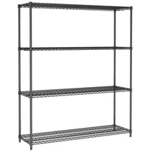 CombiSteel Regalsystem 4 Böden Stahl 1500x450x1800 schwarz