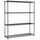 CombiSteel Regalsystem 4 Böden Stahl 1500x450x1800 schwarz