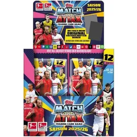 Topps Match Attax Bundesliga 2025/26 Display mit 36 Boostern