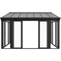Juskys Wintergarten 428 x 312 cm 12 m2 anthrazit