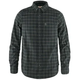 Fjällräven Övik Flannel Langarmhemd Dark Grey XXL
