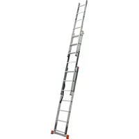 Krause Aluminium-Vielzweckleiter CORDA Globus mit Treppenfunktion 5,10 m