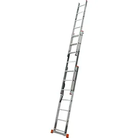 Krause Aluminium-Vielzweckleiter CORDA Globus mit Treppenfunktion 5,10 m
