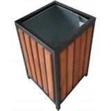 QLS Mülleimer 60 l Schwarz