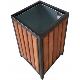 QLS Mülleimer 60 l Schwarz