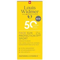 Widmer Face Sun Protection Sport 50+ ohne Parfum