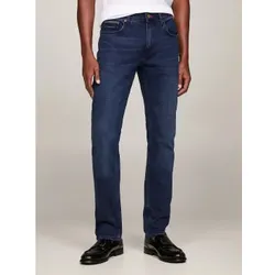 Tommy Hilfiger für Herren. MW0MW26781 Denton gerade verblichene Bluejeans (33/30), Blau, Lässig, Baumwolle, Denim