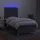 vidaXL Boxspringbett 100 x 200 cm Dunkelgrau