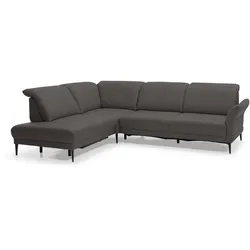 Musterring Ecksofa MR 1350 Leder Braun Schoko 229 x 297 cm