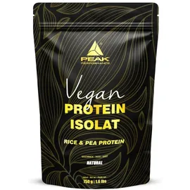 Peak Performance Vegan Protein Isolate Neutral Pulver 750 g