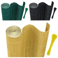 AUFUN Balkonsichtschutz Sichtschutzmatte PVC Bambus für Garten 900 cm x 160 cm