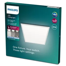 Philips LED-Panel 1 36W quadratisch weiß