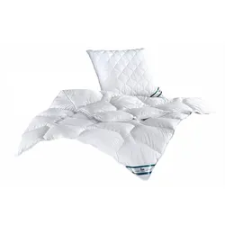 f.a.n. Kansas – Bettenset aus Decke 135x200 cm + Kissen 80x80 cm, 100% Microfaser, kochfest