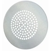 Pluggit Zuluftblende Design Circle Edelstahl rund EVBP6 Weiß