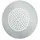 Pluggit Zuluftblende Design Circle Edelstahl rund EVBP6 Weiß