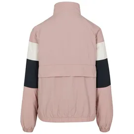 URBAN CLASSICS 3-tone Crinkle Parka Pink Dark / Navy / White XS
