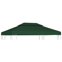 DOTMALL Pavillon-Ersatzdach aus Polyester, wasserabweisend 310 g/m2 3×4 m grün