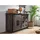 MASSIVMOEBEL24.DE Sideboard 140 x 85 x 45 cm Grau