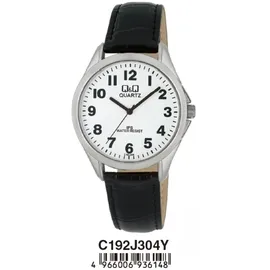 Q&Q C192 Herrenuhr Schwarz 38 mm C192J304Y