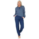 normann Gestreifter Pyjama Blau 36/38