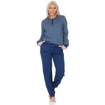 normann Gestreifter Pyjama Blau 36/38