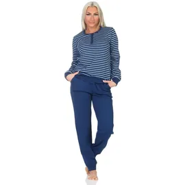 normann Gestreifter Pyjama Blau 36/38