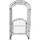 Garden Pleasure Pforte mit Rosenbogen MAYON, Metall, Rost-Optik